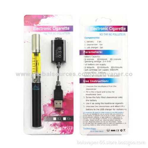 eGo T2+ Electronic Cigarette with Clearomizer and Huge Vapor